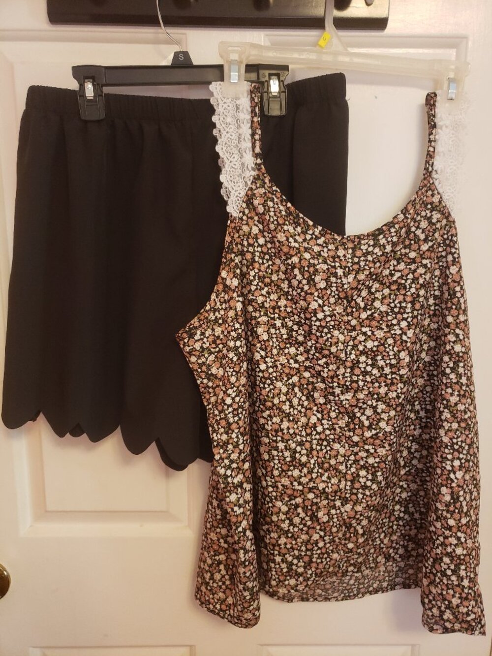 Summer shorts and Top.